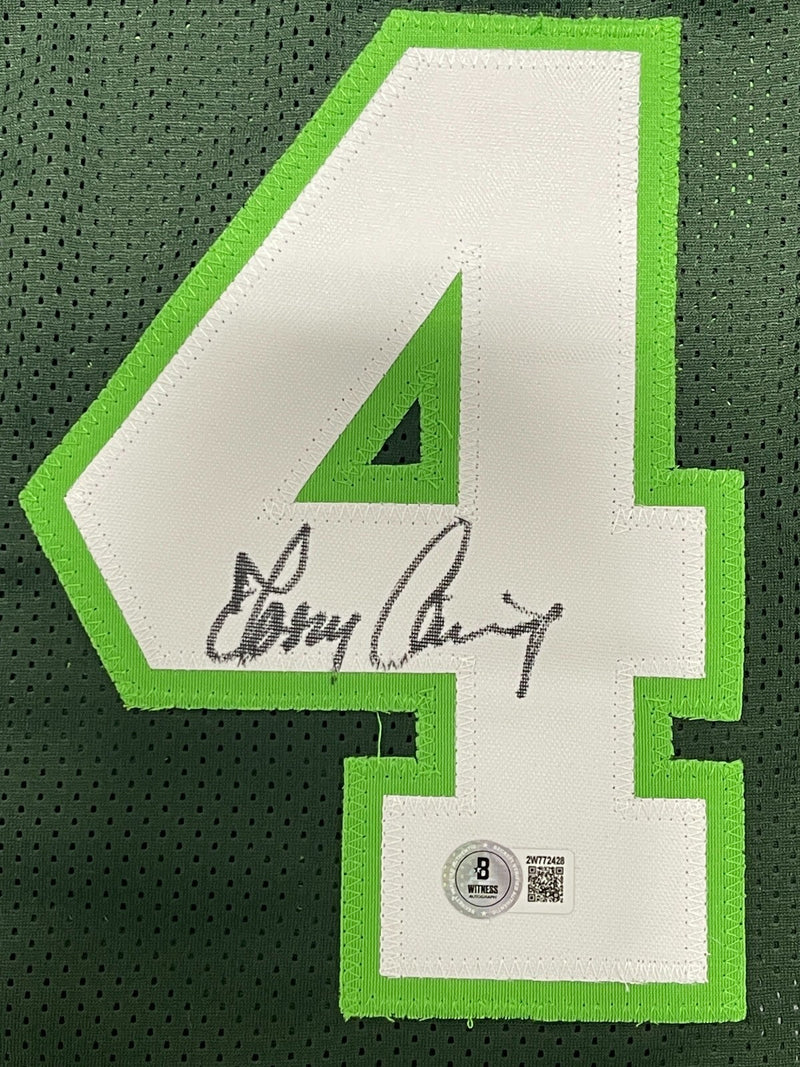Terry Cummings Signed Milwaukee Bucks Custom Jersey Beckett Witness BAS COA