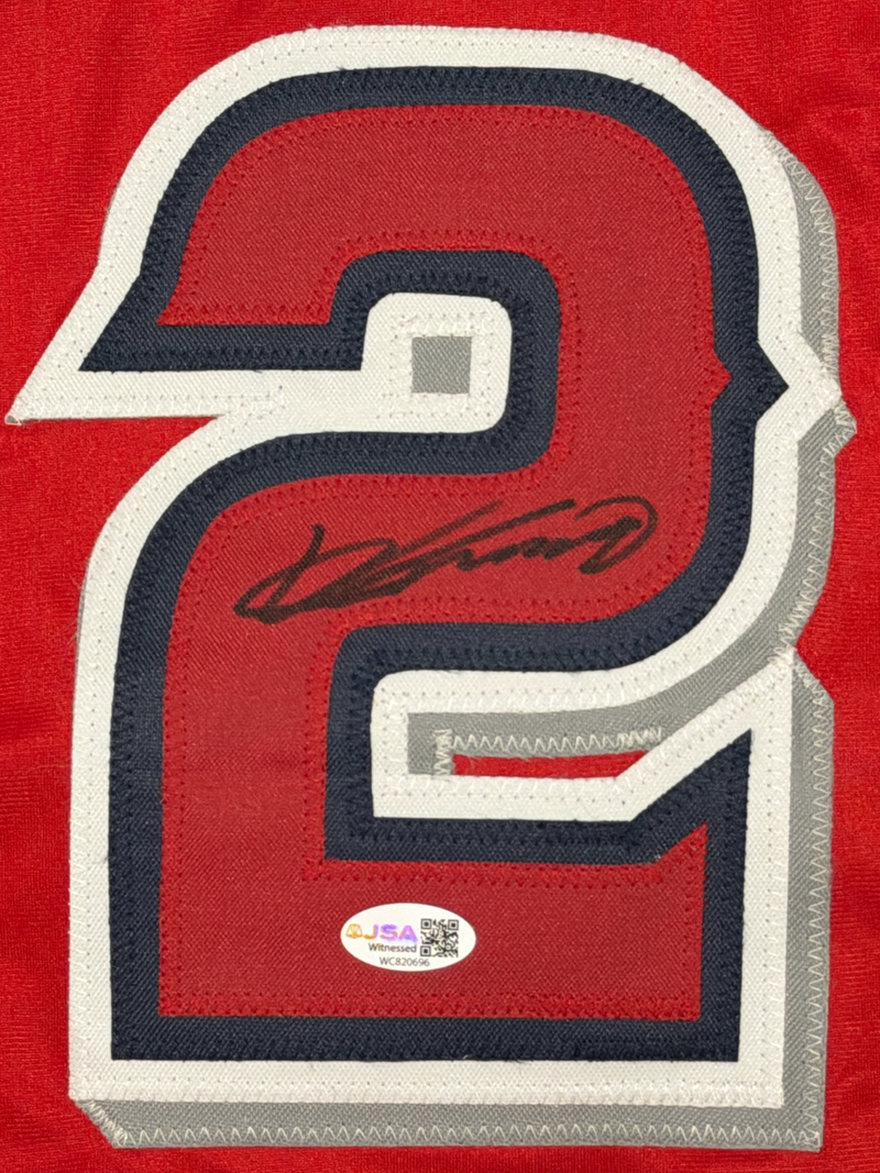 Vladimir Guerrero Signed Los Angeles Angels Custom Jersey JSA Witness COA