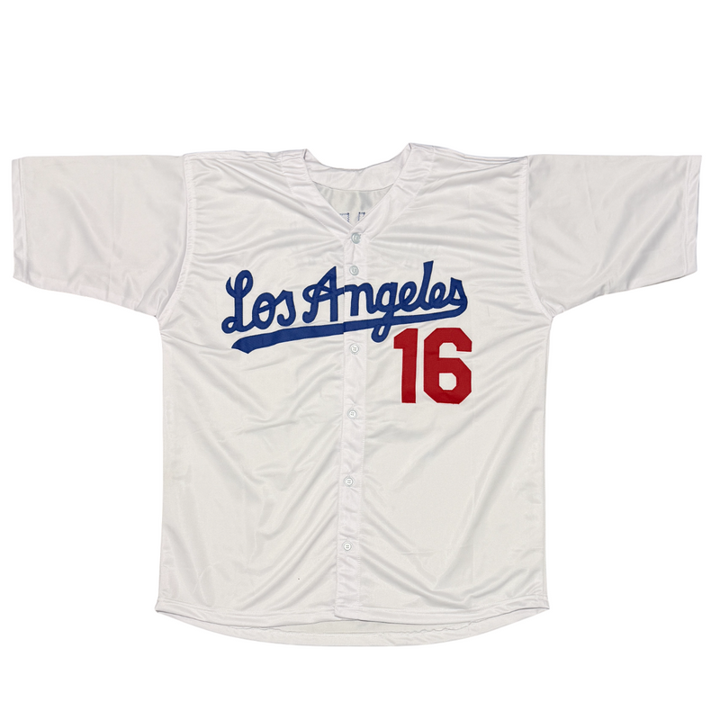 Rick Monday Signed Autographed Los Angeles Dodgers Custom Jersey JSA Witness COA