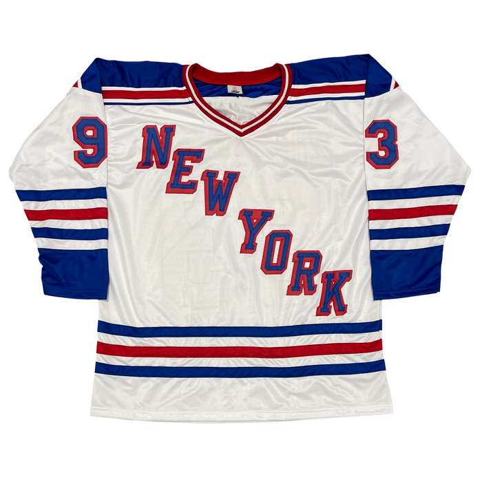 Mika Zibanejad Signed Autographed New York Rangers Custom Jersey JSA COA