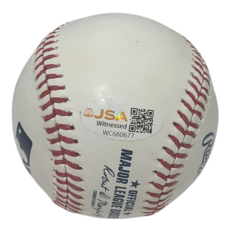 Bo Jackson Signed Autographed ROMLB Baseball JSA Witness COA Kansas City Royals