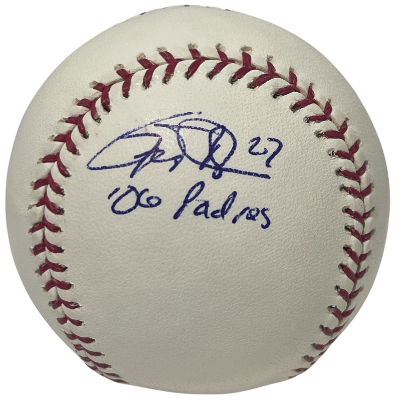 Geoff Blum Signed Autographed ROMLB Baseball w/ Padres Insc. LSCM COA