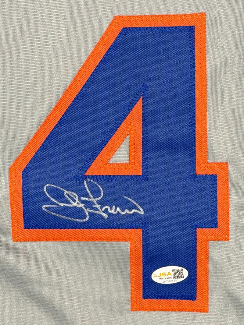 John Franco Signed Autographed New York Mets Custom Jersey JSA Witness COA