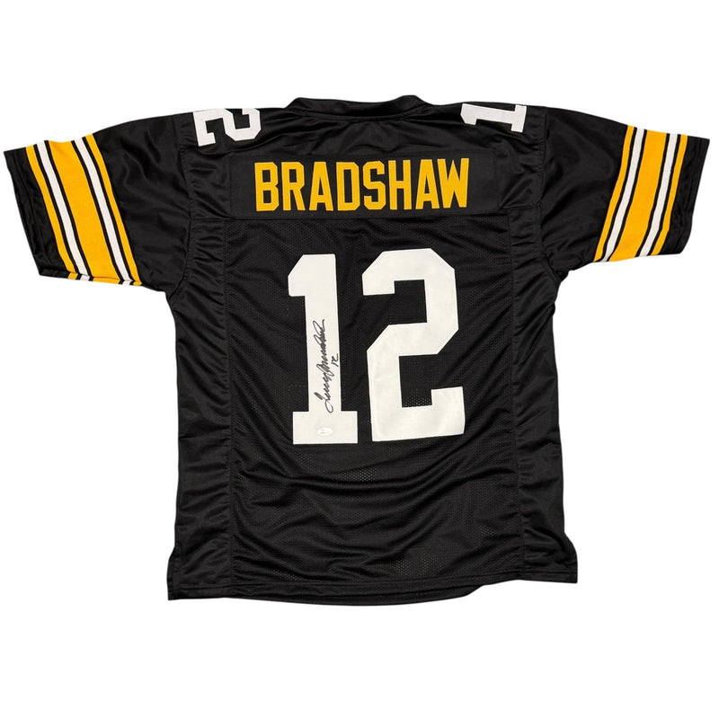Terry Bradshaw Signed Autographed Pittsburgh Steelers Custom Jersey JSA COA