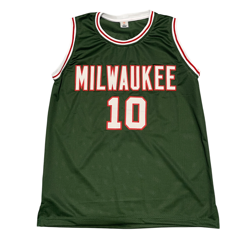 Bob Dandridge Signed Milwaukee Bucks Custom Jersey w/ HOF 21 Beckett Wit BAS COA