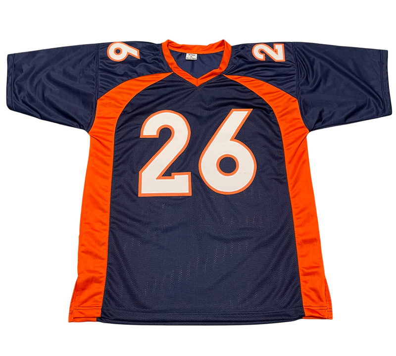 Clinton Portis Signed Denver Broncos Custom Jersey Beckett Witness BAS COA
