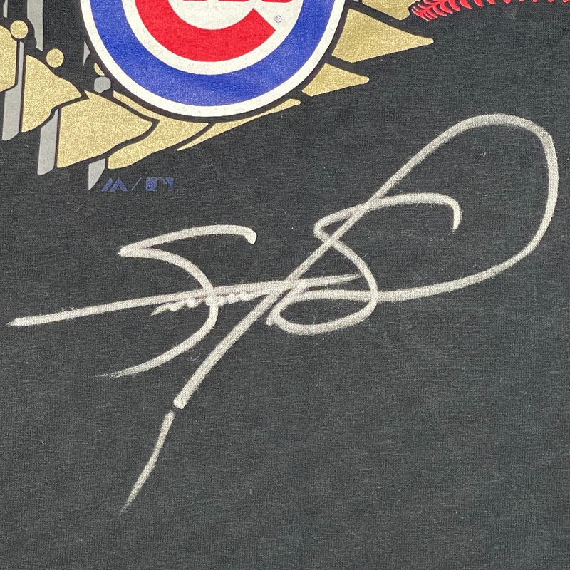 Sammy Sosa Signed 2016 Chicago Cubs World Series Champions Shirt Beckett BAS COA