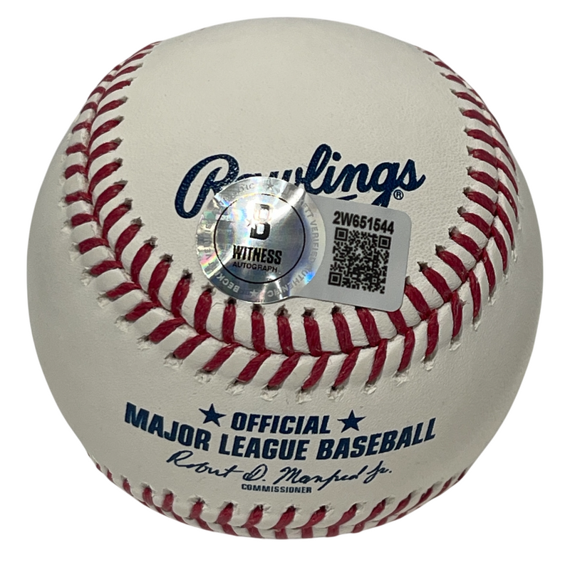 Robin Ventura Signed ROMLB Baseball w/ 2x AS/6x GG Beckett Witness BAS COA