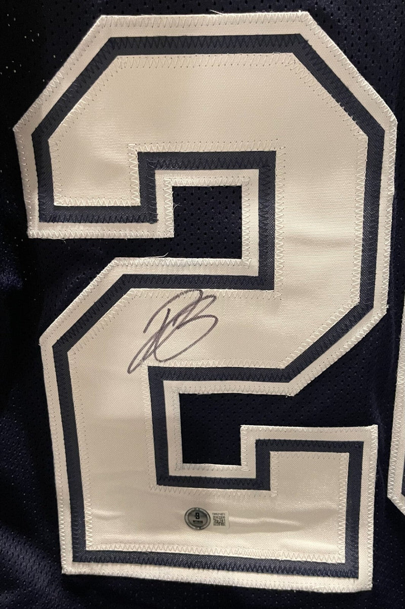DaRon Bland Signed Dallas Cowboys Custom Jersey Beckett Witness BAS COA