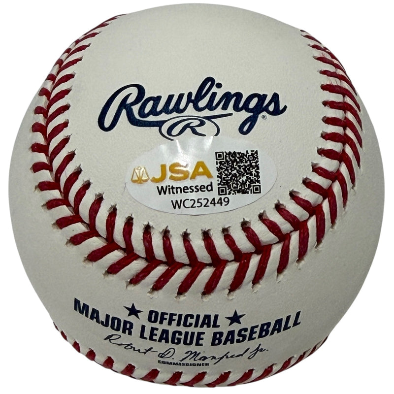 Jeff Reardon Signed Autographed ROMLB Baseball w/ 87 WSC JSA WITNESS COA