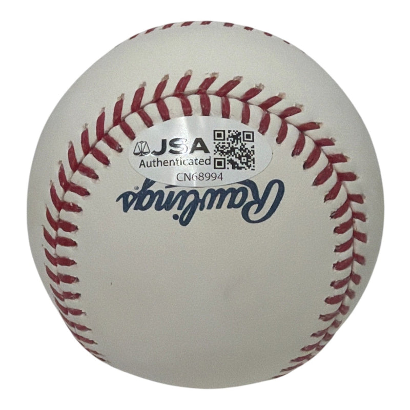 Mike Piazza Signed Autographed Hall of Fame HOF Logo Baseball JSA COA NY Mets