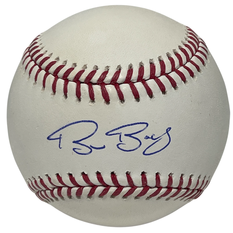 Bruce Bochy Signed ROMLB Baseball Texas Rangers Beckett Witness BAS COA