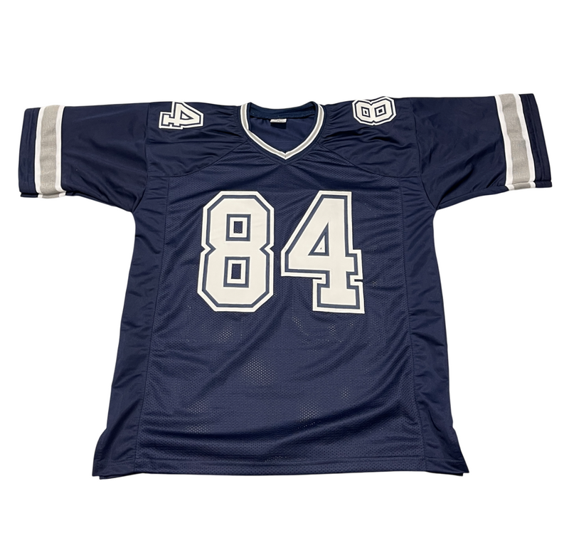 Jay Novacek Signed Dallas Cowboys Custom Jersey Beckett Witness BAS COA