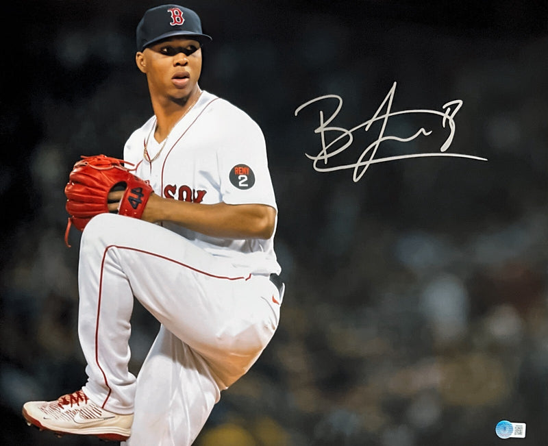 Brayan Bello Signed 16x20 Photo Beckett Witness BAS COA Boston Red Sox #2