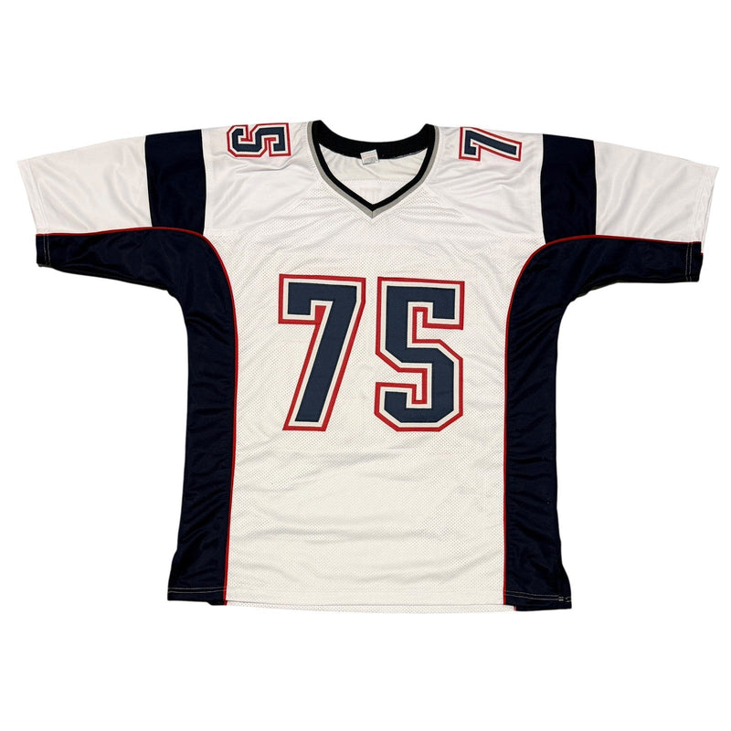 Vince Wilfork Signed Patriots Custom Jersey w/ 2x SB Champ JSA Witness COA