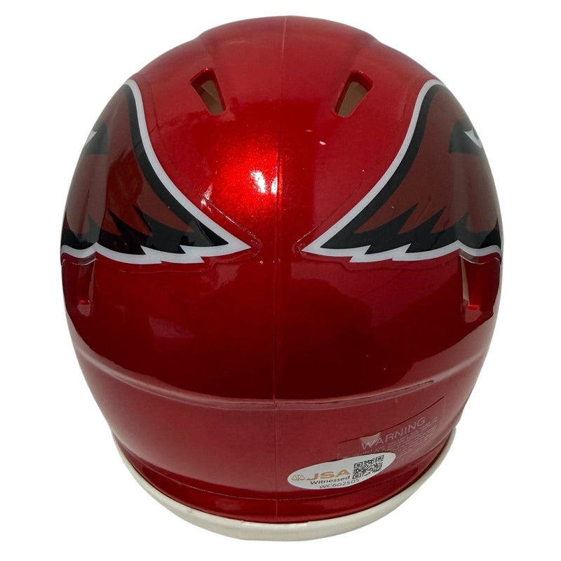 Jacoby Brissett Signed Arizona Cardinals Flash Mini Helmet JSA Witness COA