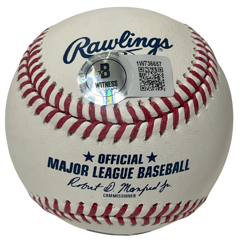 Juan Gonzalez Signed ROMLB Baseball w/ 1996, 98 AL MVP Beckett Witness BAS COA