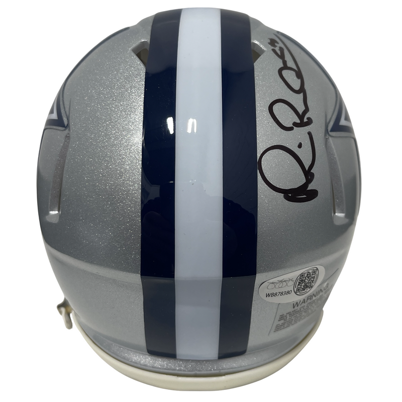 Michael Irvin Signed Autographed Dallas Cowboys Speed Mini Helmet JSA COA