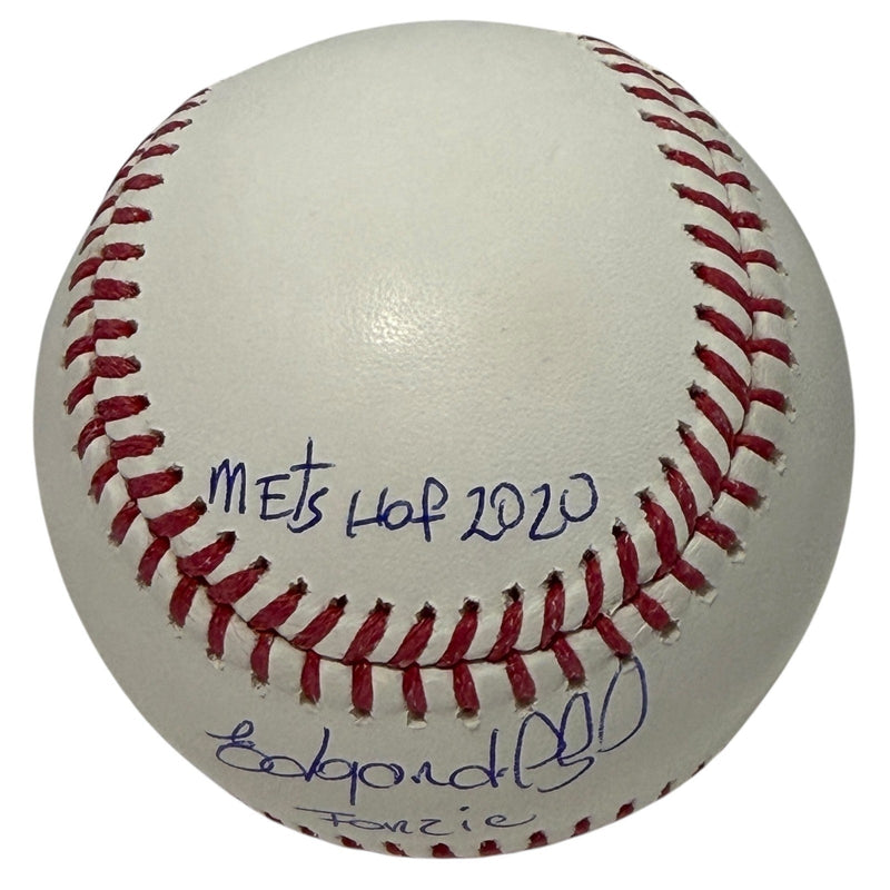Edgardo Alfonzo Signed Autographed ROMLB Baseball w/ 4 Insc JSA Witness COA