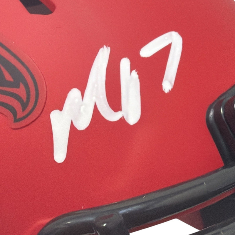 Michael Vick Signed Autographed Atlanta Falcons Rave Mini Helmet JSA Witness COA