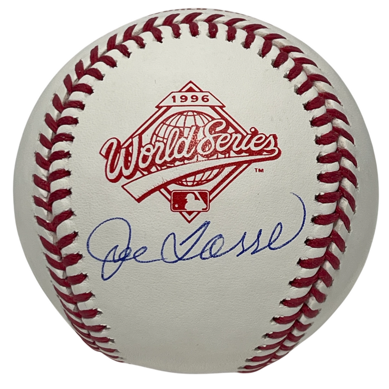 Joe Torre Signed 1996 World Series WS ROMLB Baseball Beckett Witness BAS COA