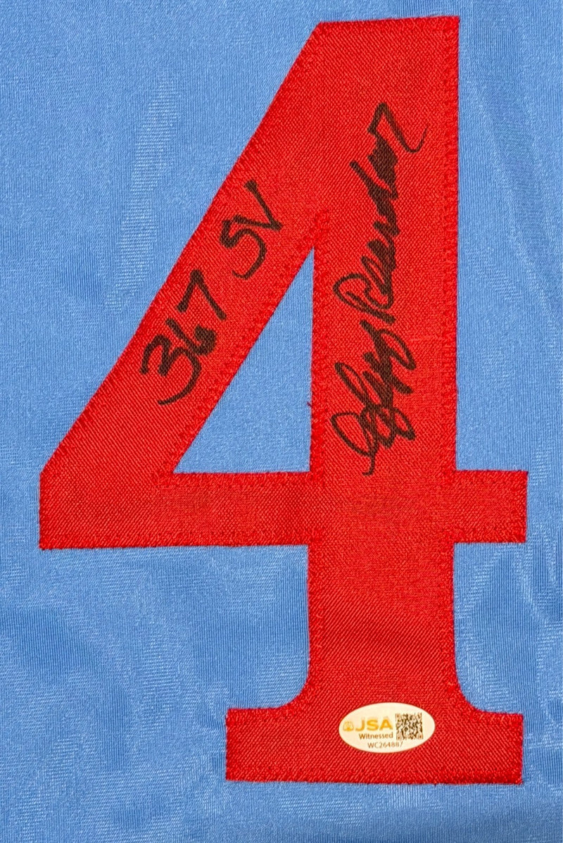 Jeff Reardon Signed Montreal Expos Blue Custom Jersey w/ 367 SV JSA Wit COA