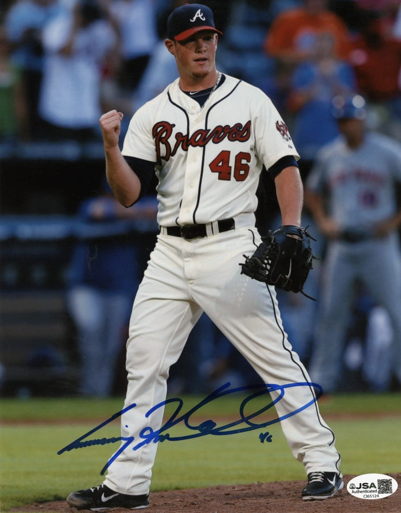 Craig Kimbrel Signed Autographed Atlanta Braves 8x10 Photo JSA COA