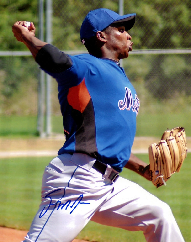 Jenrry Mejia Signed Autographed New York Mets 8x10 Photo LSCM COA #1