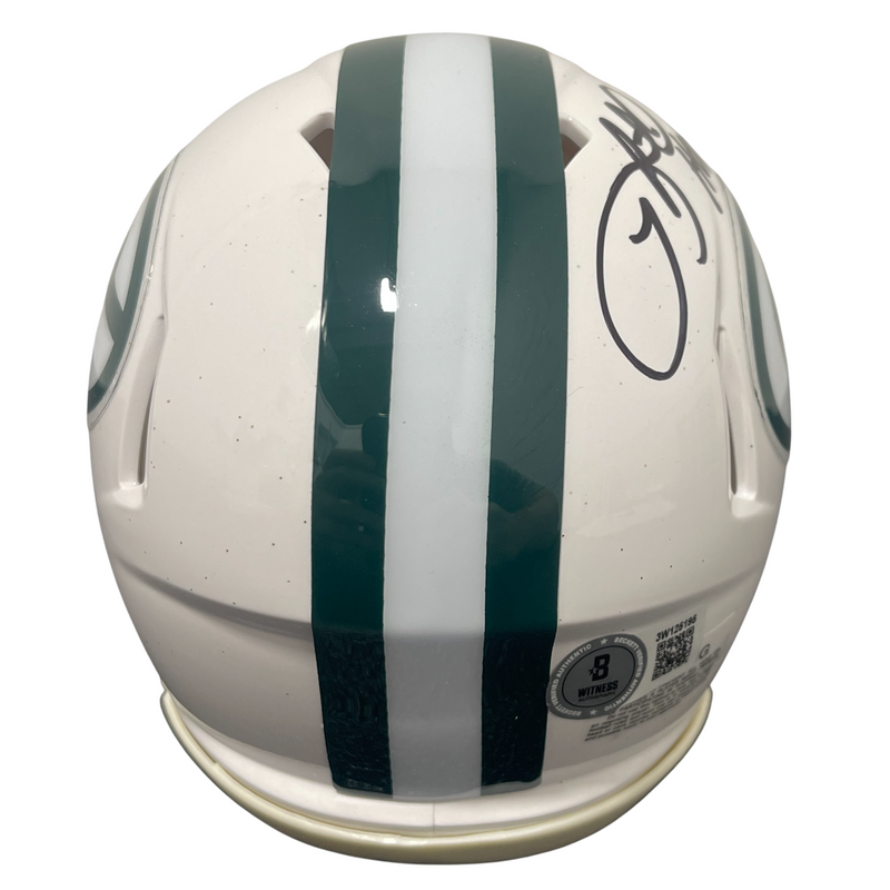 LeRoy Butler Signed Packers ALT Mini Helmet w/ HOF 22 Beckett Witness BAS COA