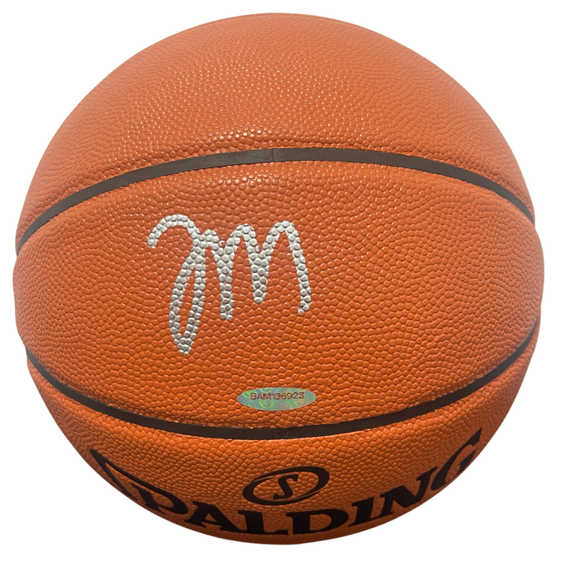 Tyrese Maxey Signed Spalding NBA Basketball Upper Deck UDA COA Philadelphia 76er