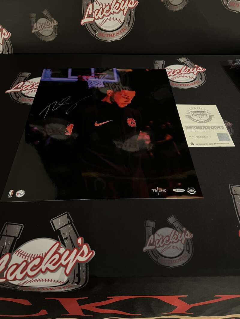Ben Simmons Signed 16x20 Photo Preperation LE /125 Upper Deck UDA COA