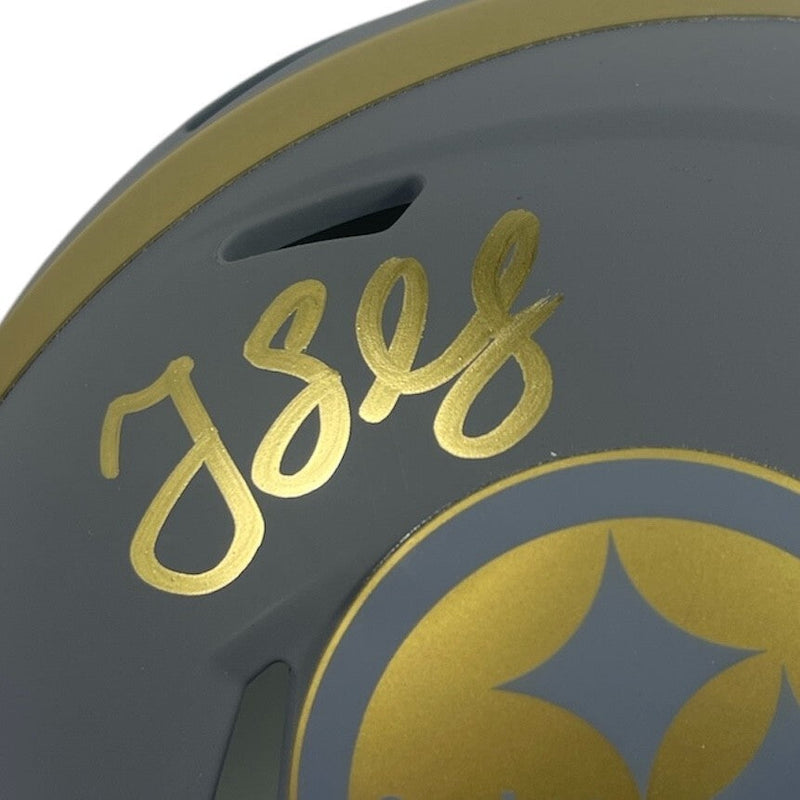 Greg Lloyd Signed Steelers Slate Mini Helmet w/ 5x Pro Bowl Beckett Wit BAS COA
