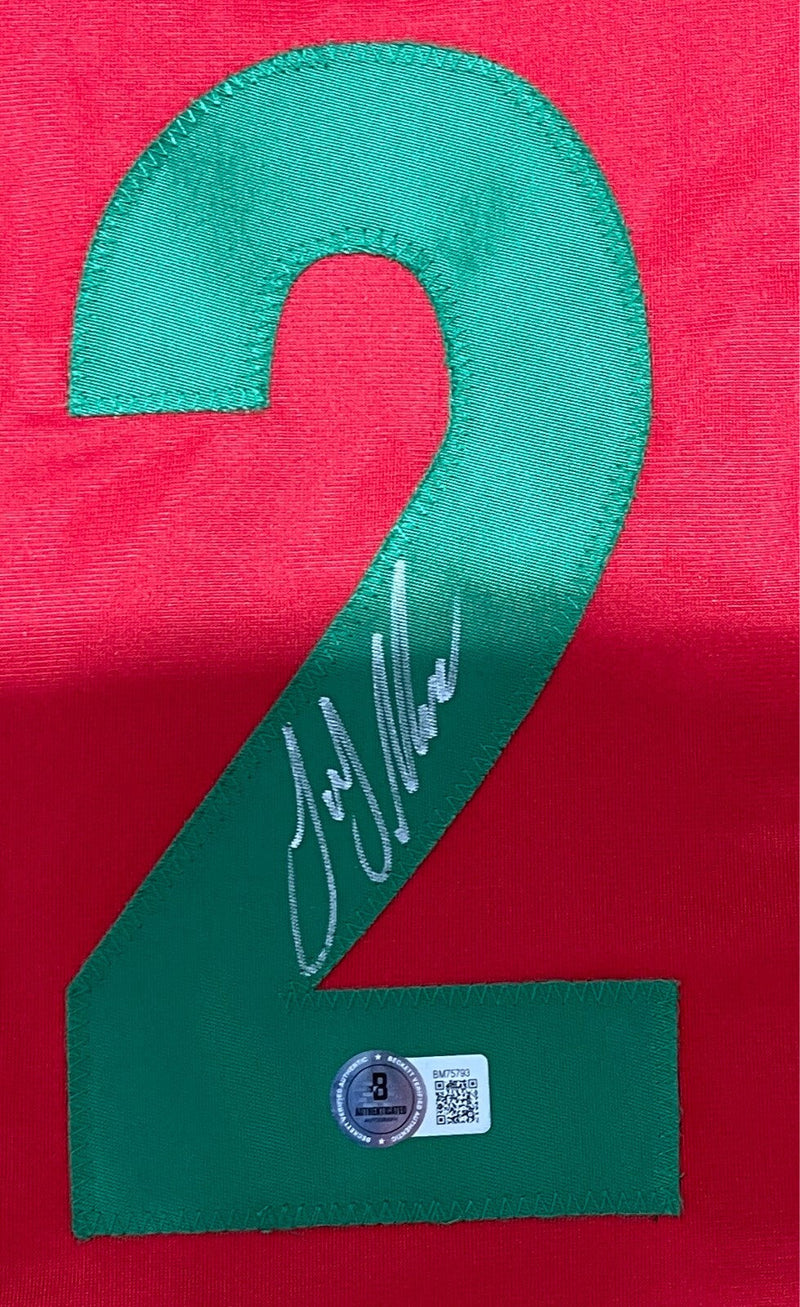 Joey Meneses Signed Autographed WBC Mexico Custom Jersey Beckett BAS COA