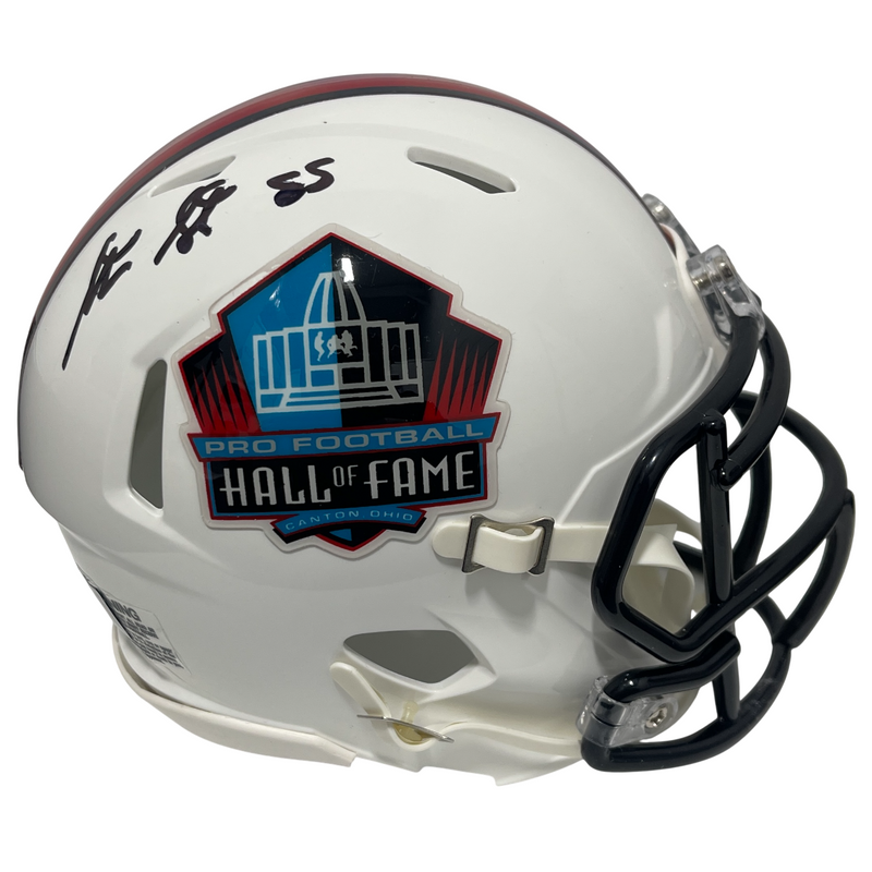 Antonio Gates Signed HOF Logo Mini Helmet Beckett Witness BAS COA Chargers