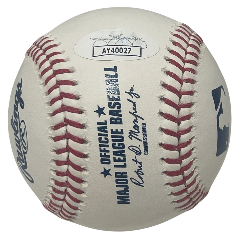Jackie Bradley Jr Signed ROMLB Baseball Red Sox w/ 2018 WS Champs JSA COA