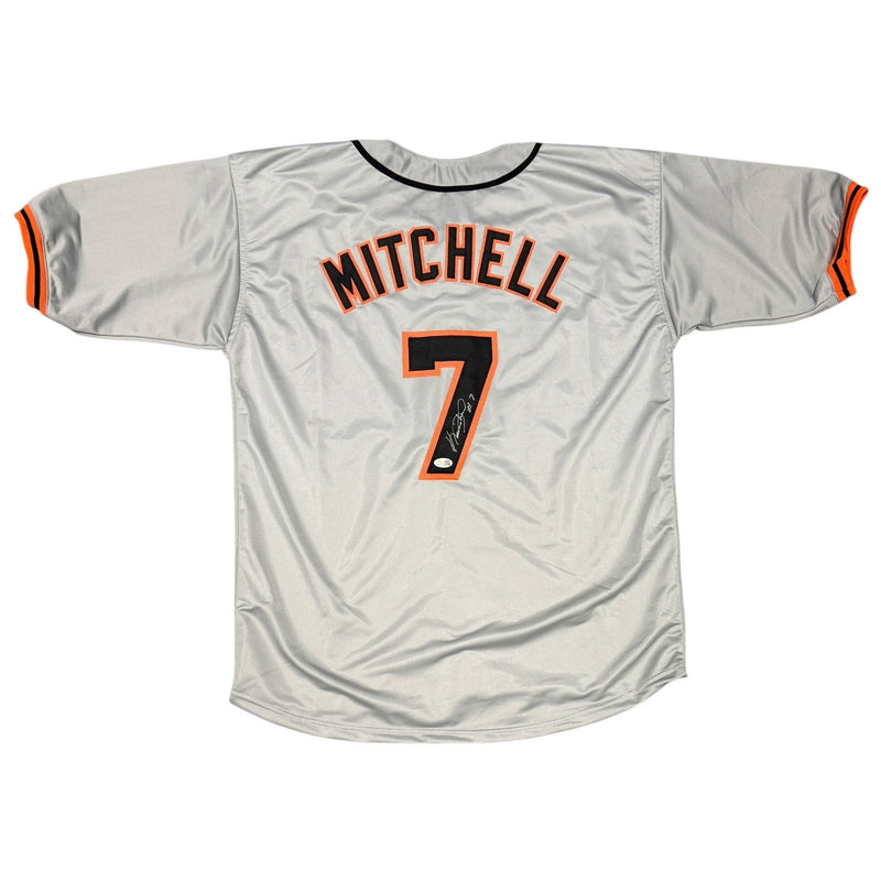 Kevin Mitchell Signed San Francisco Giants Custom Grey Jersey JSA Witness COA