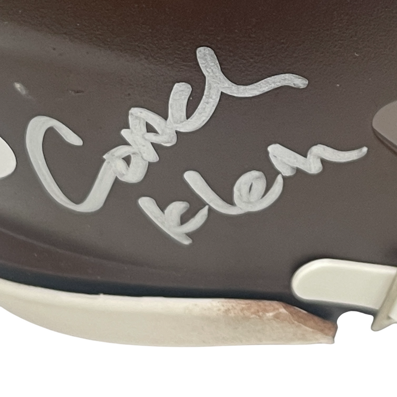Adam Sandler & Henry Winkler Dual Signed Waterboy Mini Helmet w/ 2 Insc JSA COA