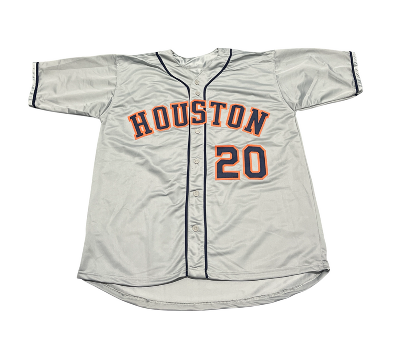 Chas McCormick Signed Houston Astros Custom Jersey Beckett Witness BAS COA