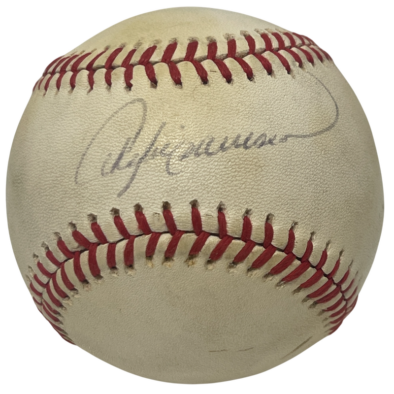 Andre Dawson Signed Autographed National League ONL Baseball Cubs HOF LSCM COA