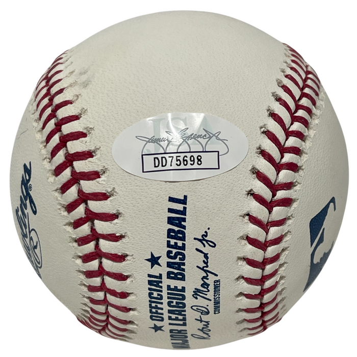 Victor Victor Mesa Signed Autographed Rawlings ROMLB Baseball JSA Marlins