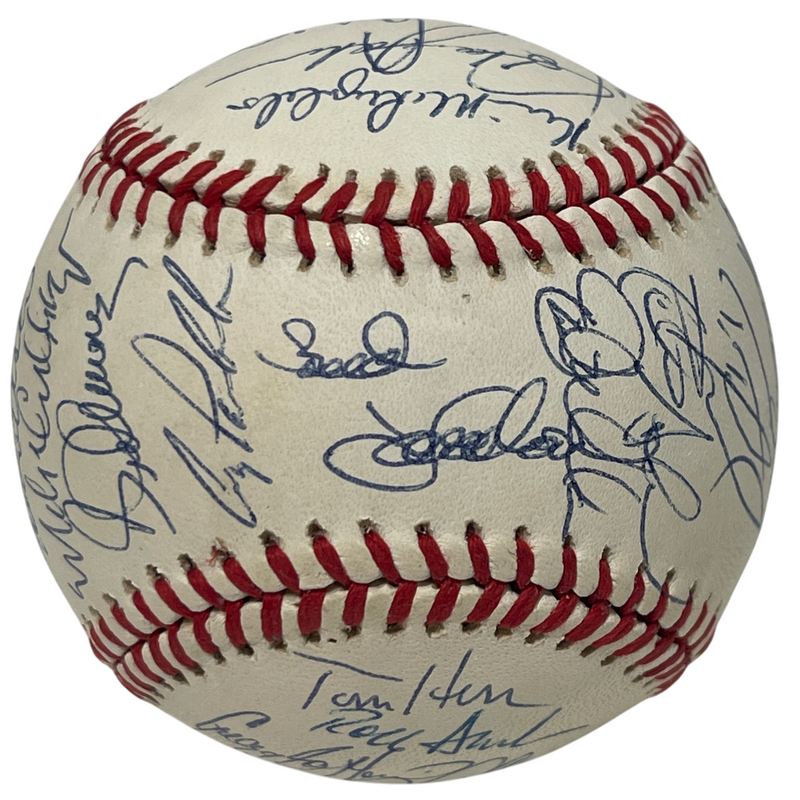 1991 New York Mets Team Signed Autograph ONL National League Baseball JSA LOA B