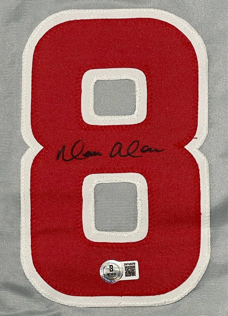 Moises Alou Signed Chicago Cubs Custom Jersey Beckett Witness BAS COA
