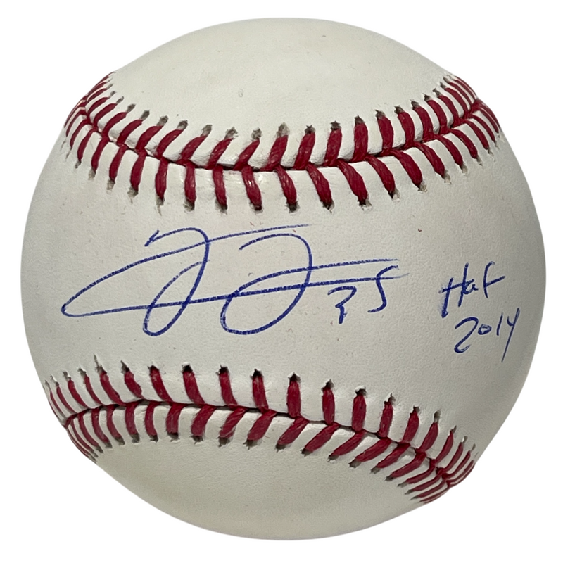 Frank Thomas Signed ROMLB Baseball w/ HOF 2014 Beckett Witness BAS COA