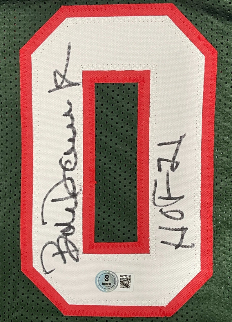 Bob Dandridge Signed Milwaukee Bucks Custom Jersey w/ HOF 21 Beckett Wit BAS COA