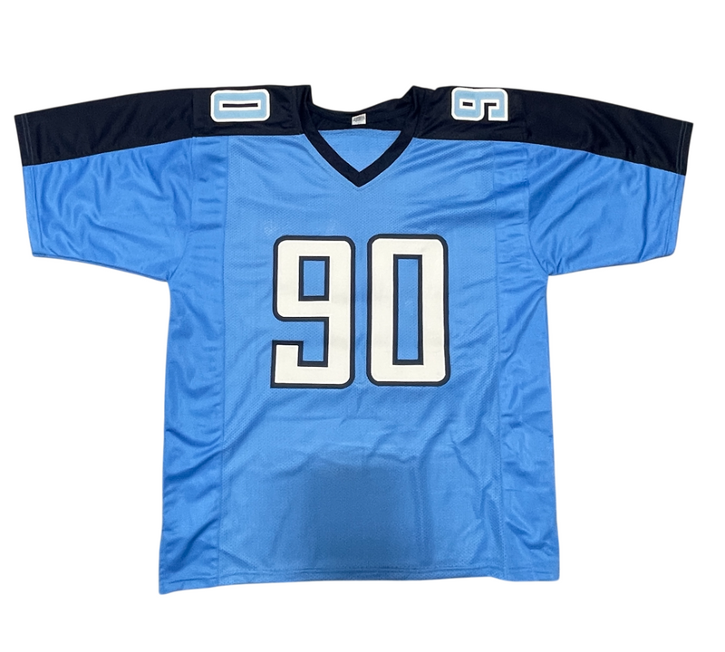 Jevon Kearse Signed Tennessee Titans Custom Jersey Beckett Witness BAS COA