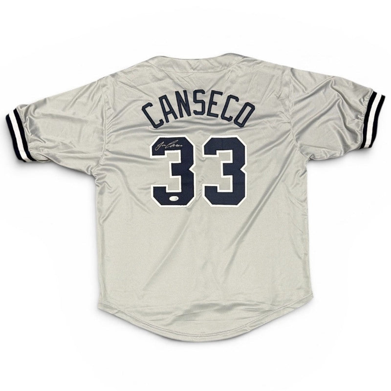 Jose Canseco Signed New York Yankees Custom Jersey JSA Witness COA