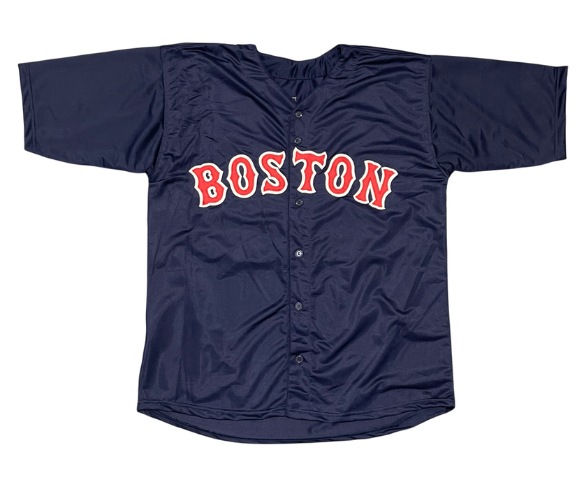Steve Pearce Signed Red Sox Custom Jersey w/ 2018 WS MVP Beckett Witness BAS COA