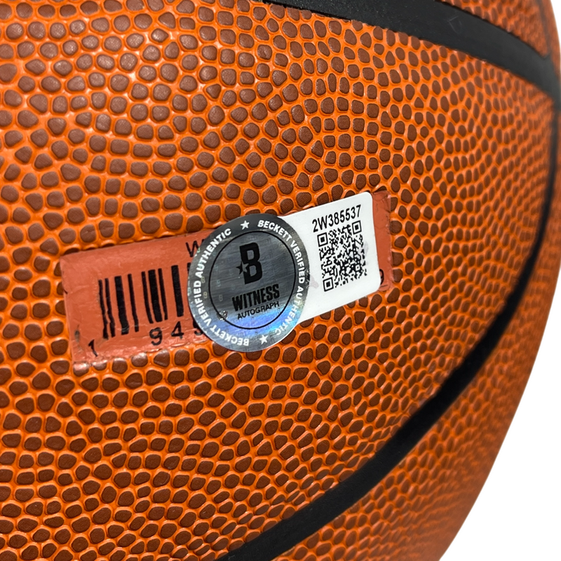 James Worthy Signed Auto LA Lakers Wilson NBA Basketball Beckett Witness BAS COA