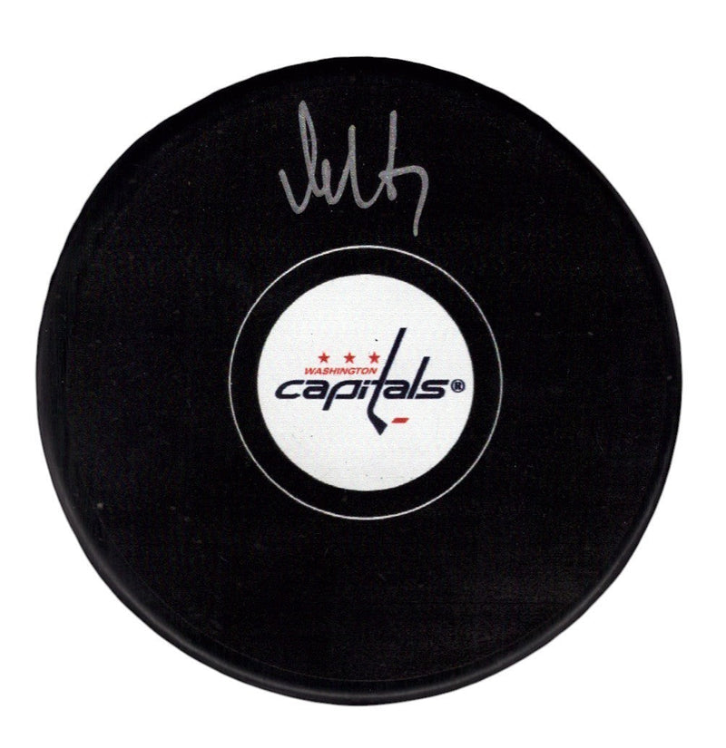 Alex Ovechkin Signed Autographed Washington Capitals Logo Puck Fanatics COA