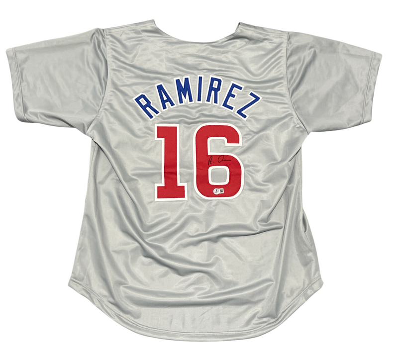 Aramis Ramirez Signed Chicago Cubs Custom Jersey Beckett Witness BAS COA